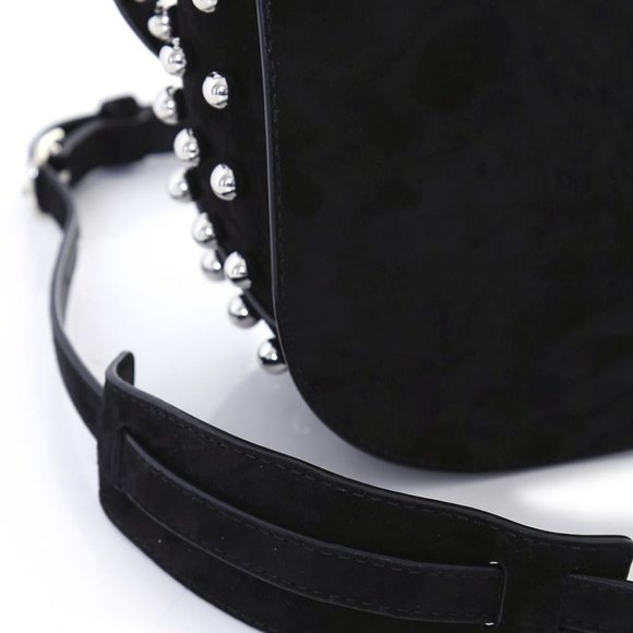 ALEXANDER WANG Mini Lia Suede Saddle Bag - Picture 6 of 10